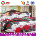 hot sale 2016 news In stock 3D beatiful 100% polyester bedding sets for Russia